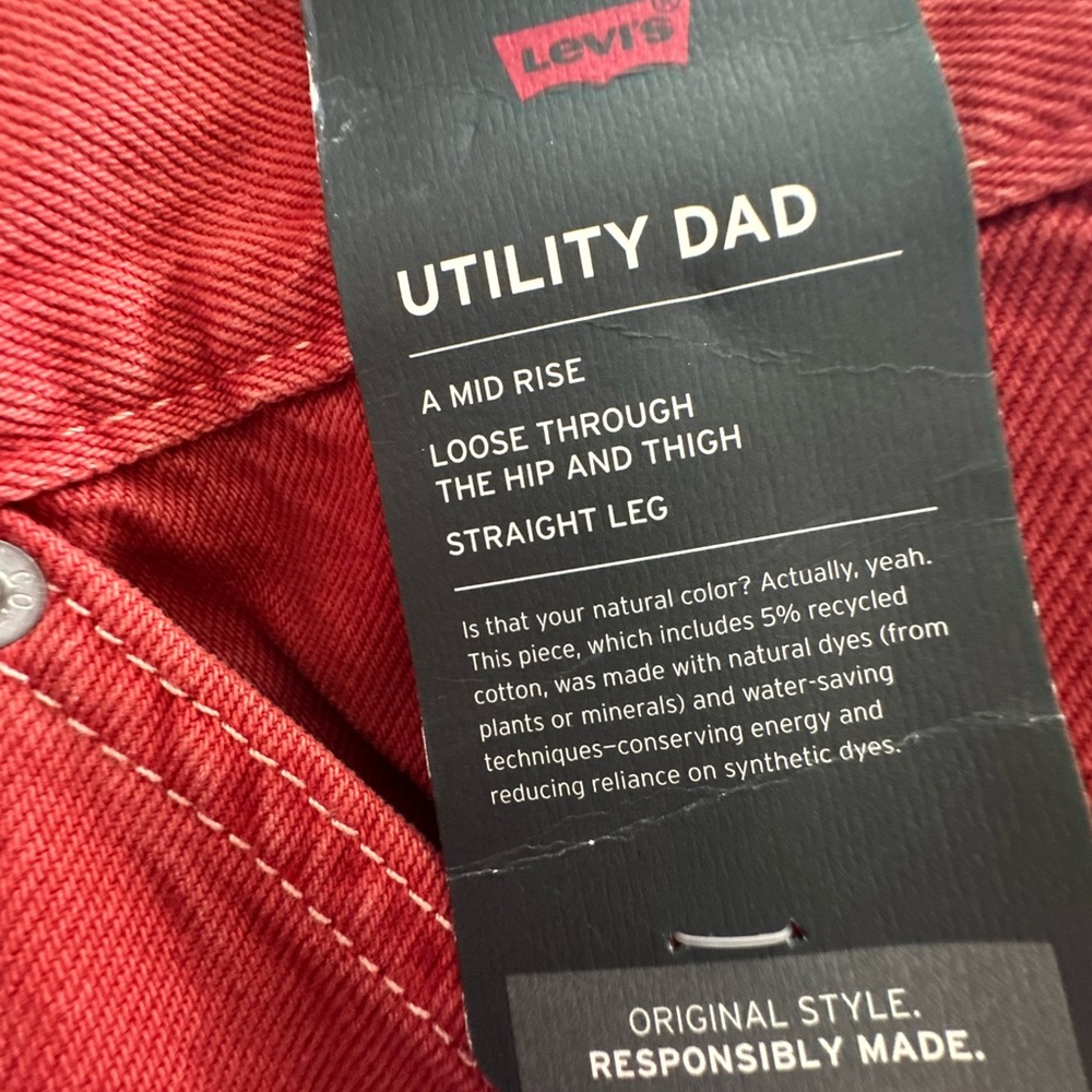 ๐ Levi's Premium Dad Utility Baggy Jeans - Picture 11 of 16
